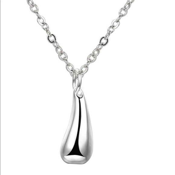 4Pcs Silver 925 Teardrop Charm Jewelry Gift Set - Picture 4 of 5